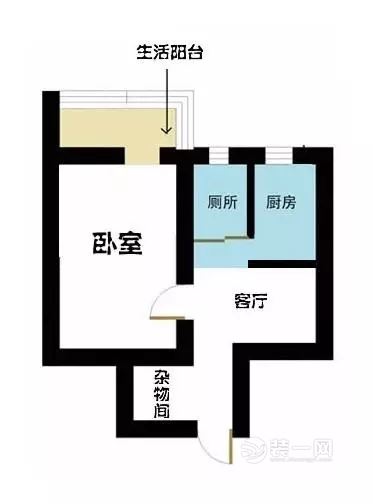 南昌装修公司分享47平毛坯老房的惊艳变身