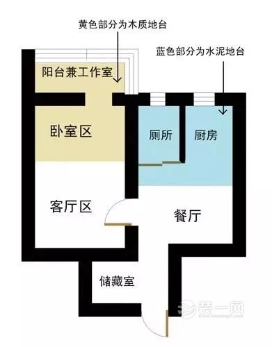 南昌装修公司分享47平毛坯老房的惊艳变身