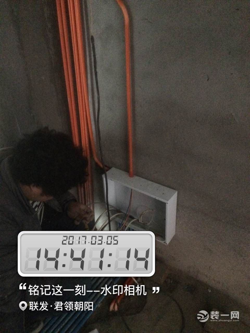 南昌联发君领朝阳小区128平装修之水电改造