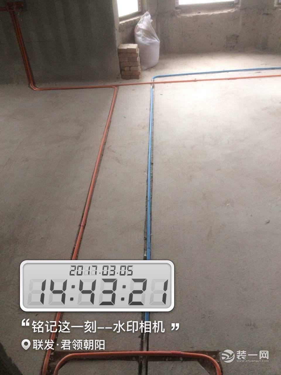 南昌联发君领朝阳小区128平装修之水电改造