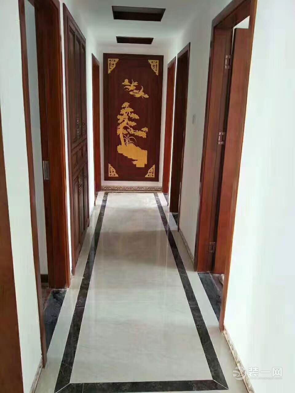南昌万达文化旅游城E区107㎡新中式风格完工实景图