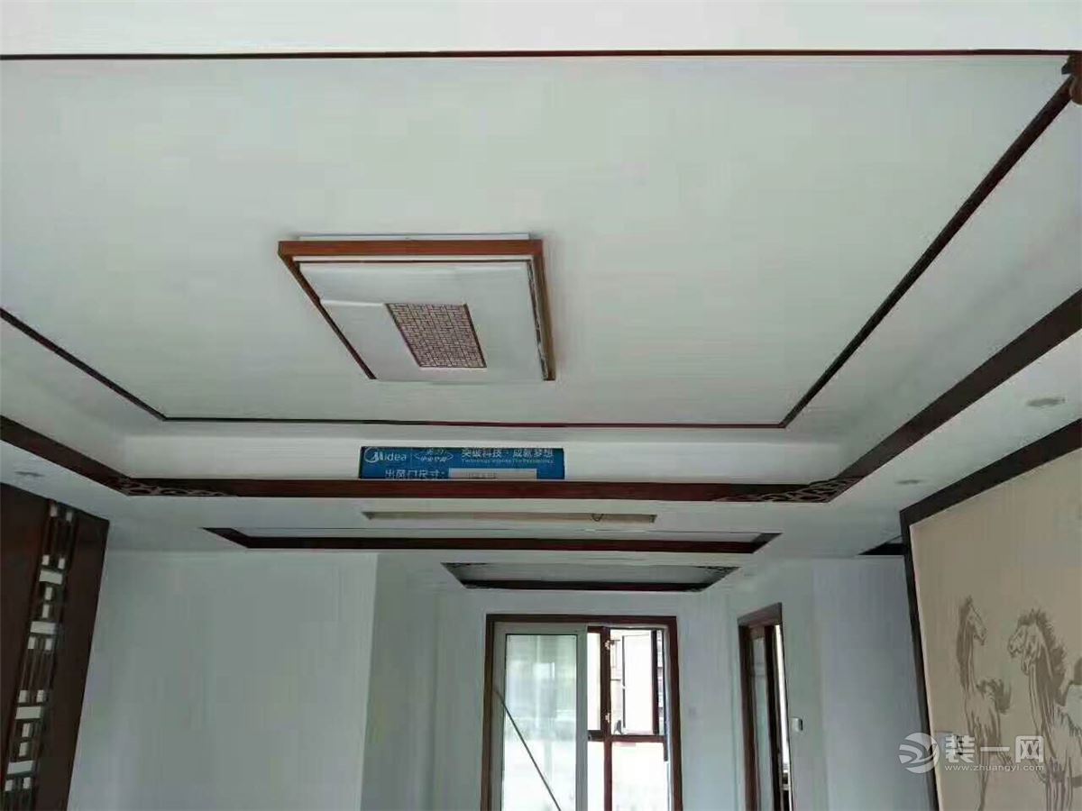 南昌万达文化旅游城E区107㎡新中式风格完工实景图